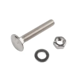 Homebase Stainless Steel Coach Bolt M8 50mm 5 Pack
