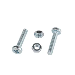 Homebase Zinc Plated Machine Screw Pan Head M4 16mm 5 Pack