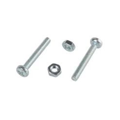 Homebase Zinc Plated Machine Screw Pan Head M3 20mm 5 Pack