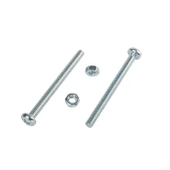 Homebase Zinc Plated Machine Screw Pan Head M6 70mm 5 Pack