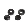 Homebase Hinged Screw Covers Black 12mm 48 Pack