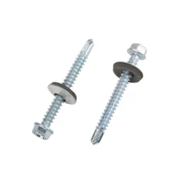 Homebase Zinc Plated Self Drill Screw For Steel Hex Head 5.5 X 48mm 20 Pack