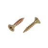 Homebase Yellow Zinc Plated Single Thread Screw 4 X 20mm 25 Pack