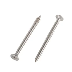 Homebase Stainless Steel Single Thread Screw 4 X 50mm 100 Pack