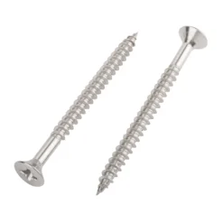Homebase Stainless Steel Single Thread Screw 6 X 75mm 25 Pack