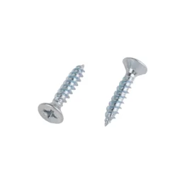 Homebase Zinc Plated Twin Thread Screw 4 X 25mm 25 Pack