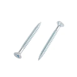 Homebase Zinc Plated Twin Thread Screw 3.5X40mm 100 Pack