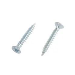 Homebase Zinc Plated Twin Thread Screw 3.0 X 25mm 25 Pack
