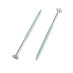 Homebase Zinc Plated Twin Thread Screw 4 X 75mm 25 Pack