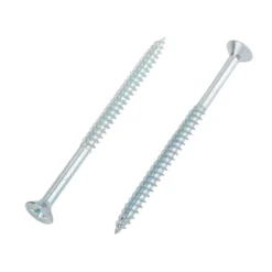 Homebase Zinc Plated Twin Thread Screw 6 X 75mm 25 Pack