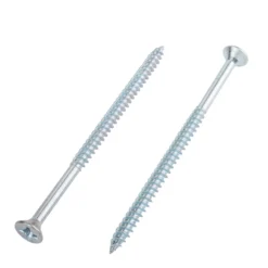 Homebase Zinc Plated Twin Thread Screw 6 X 100mm 25 Pack