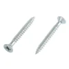 Homebase Zinc Plated Wood Screw Countersunk 4 X 40mm 10 Pack