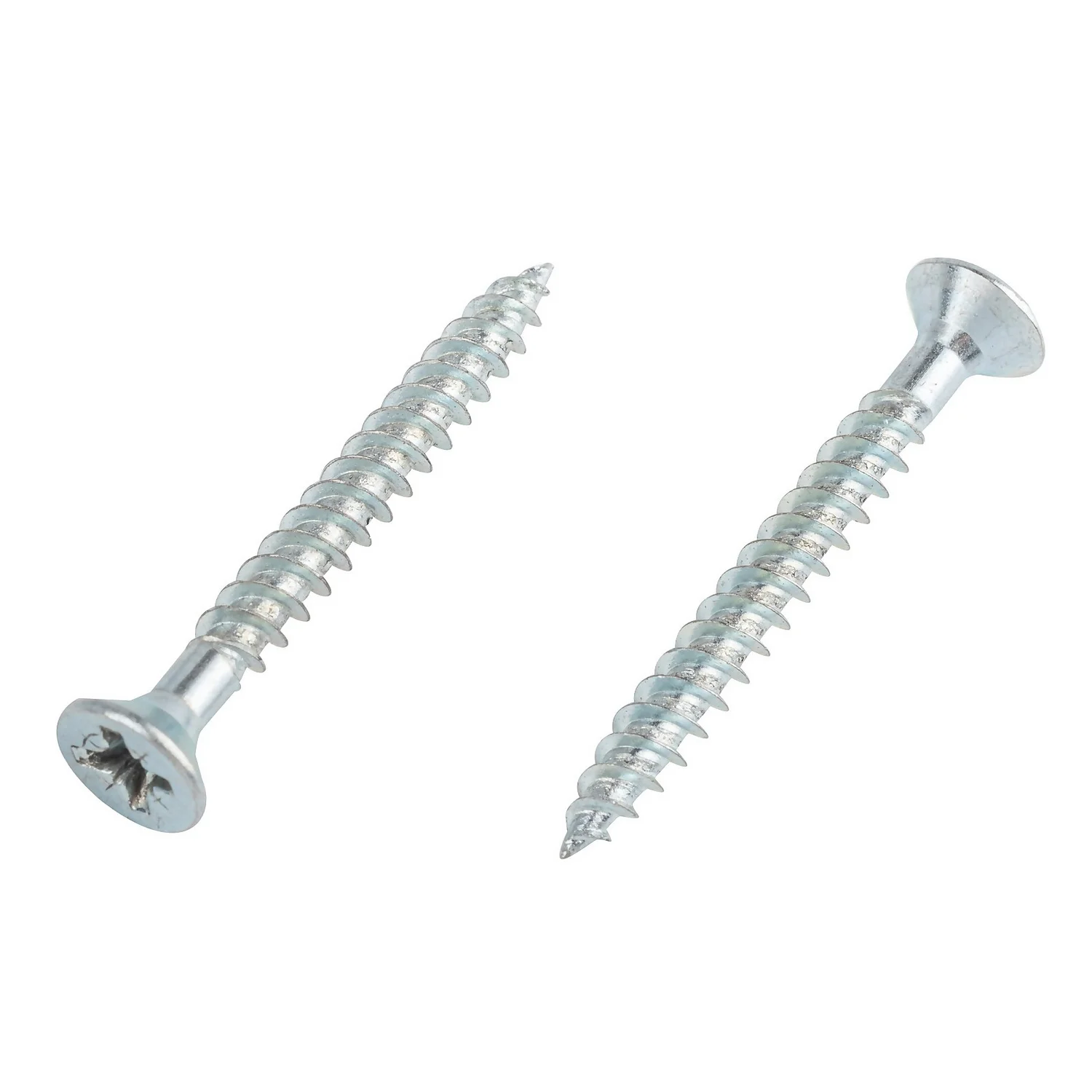 Homebase Zinc Plated Wood Screw Countersunk 4 X 40mm 10 Pack