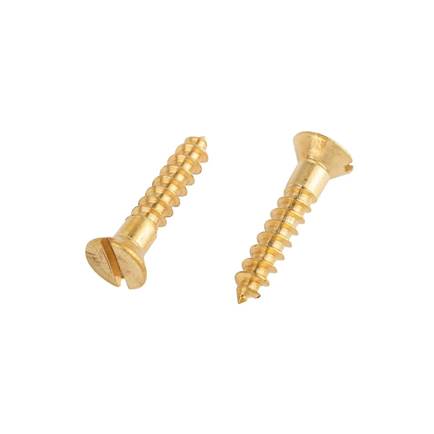 Homebase Brass Wood Screw Countersunk3.5 X 20mm 10 Pack