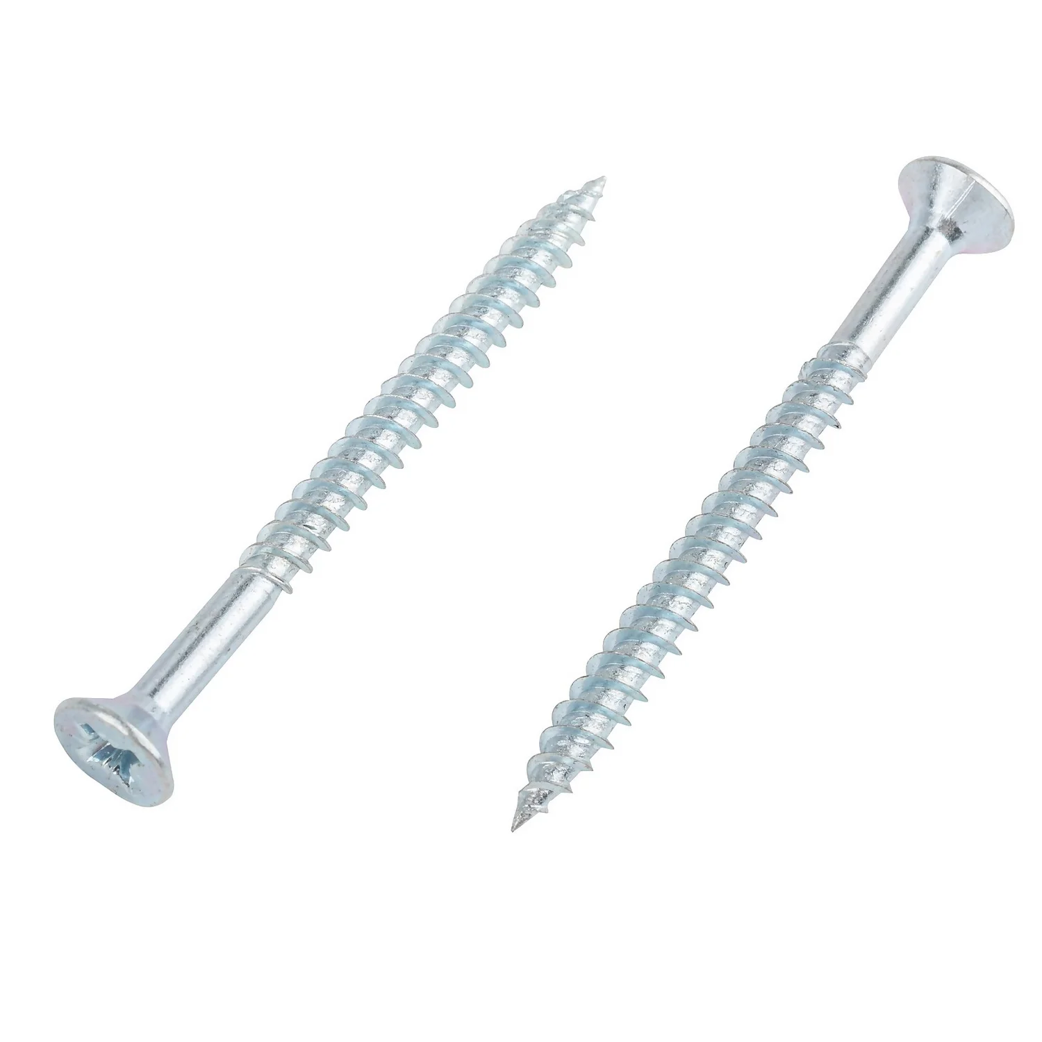 Homebase Zinc Plated Wood Screw Countersunk 4 X 50mm 10 Pack