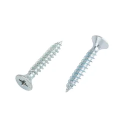 Homebase Zinc Plated Wood Screw Countersunk 5 X 30mm 10 Pack