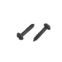 Homebase Black Wood Screw Round Head 4 X 20mm 10 Pack