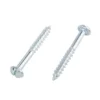 Homebase Zinc Plated Wood Screw Round Head 5 X 40mm 10 Pack
