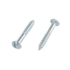 Homebase Zinc Plated Wood Screw Round Head 4 X 25mm 10 Pack