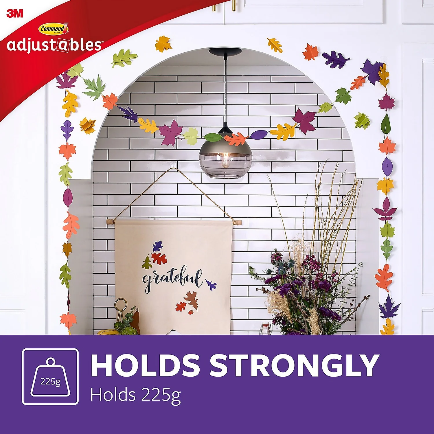 Command™ Adjustables™ Repositionable Clips 12 Clips + 24 Strips/PK - Image 3