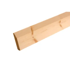 Metsa Pine Chamfered Round Skirting 2.4m (15 X 69 X 2400mm) - Pack Of 4
